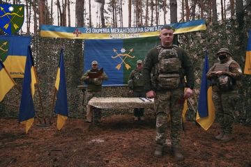 Нагородження воїнів 23 ОМБр до Дня захисників і захисниць. Частина І